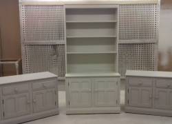 Spray Painted Cabinet
