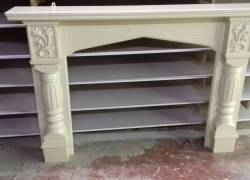 Spray Painted Fireplace